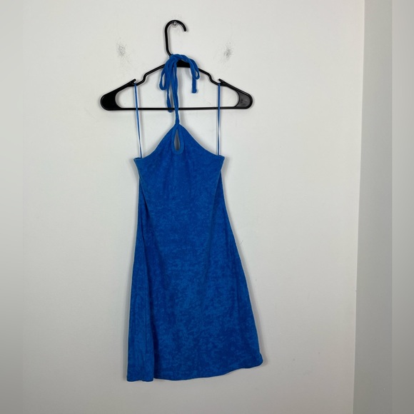 NWT Hollister Terry Halter Mini Dress Sz XS - Picture 3 of 12